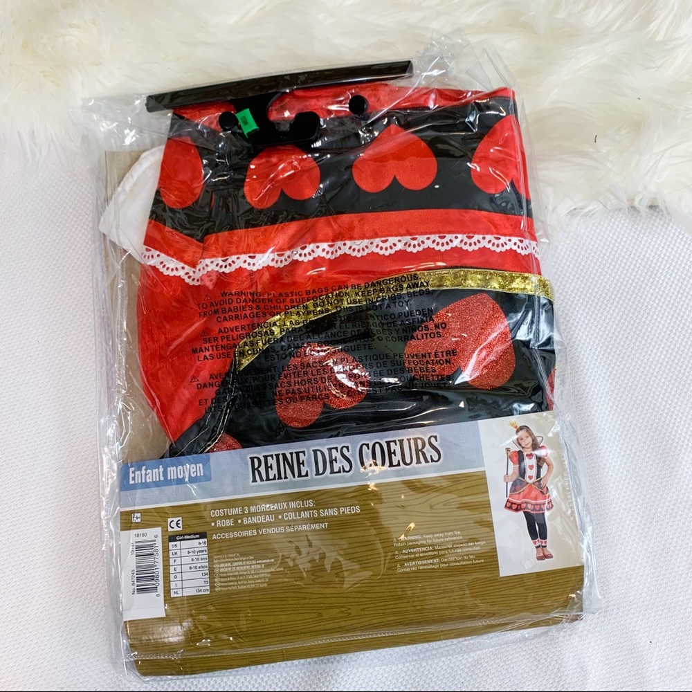 Queen of Hearts Child’s Costume NWT medium 8/10 - Picture 6 of 10